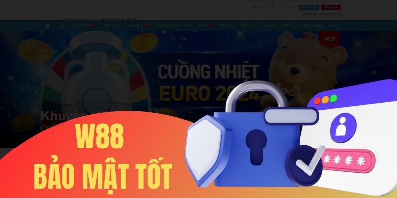 Cơ chế bảo mật thông tin chất lượng cao tại W88